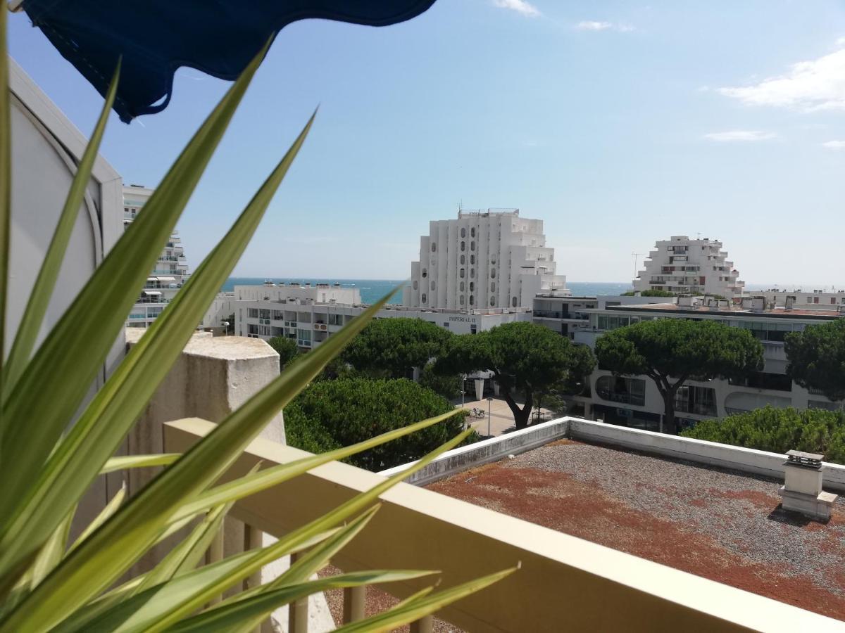 Le Sémaphore - studio climatisé, grande terrasse vue mer - parking, wifi La Grande-Motte Exterior foto